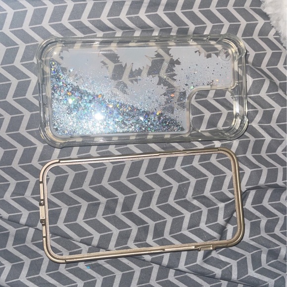 iPhone 12 Pro Max Sunflower Glitter Case - Picture 4 of 4